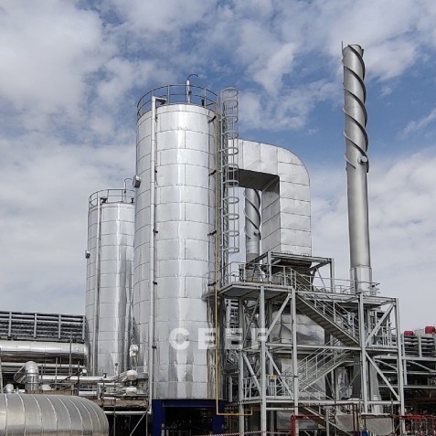 Low-NOx gas/oil fired molten salt heater with forced circulation, up to 480°C by CEEF
