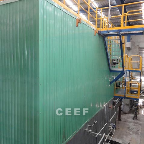 Coal-water slurry fired thermal oil heater, 6MM–120MM BTU/hr capacity