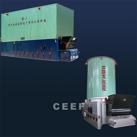 Industrial biomass thermal oil boiler with automatic ash cleaning system
